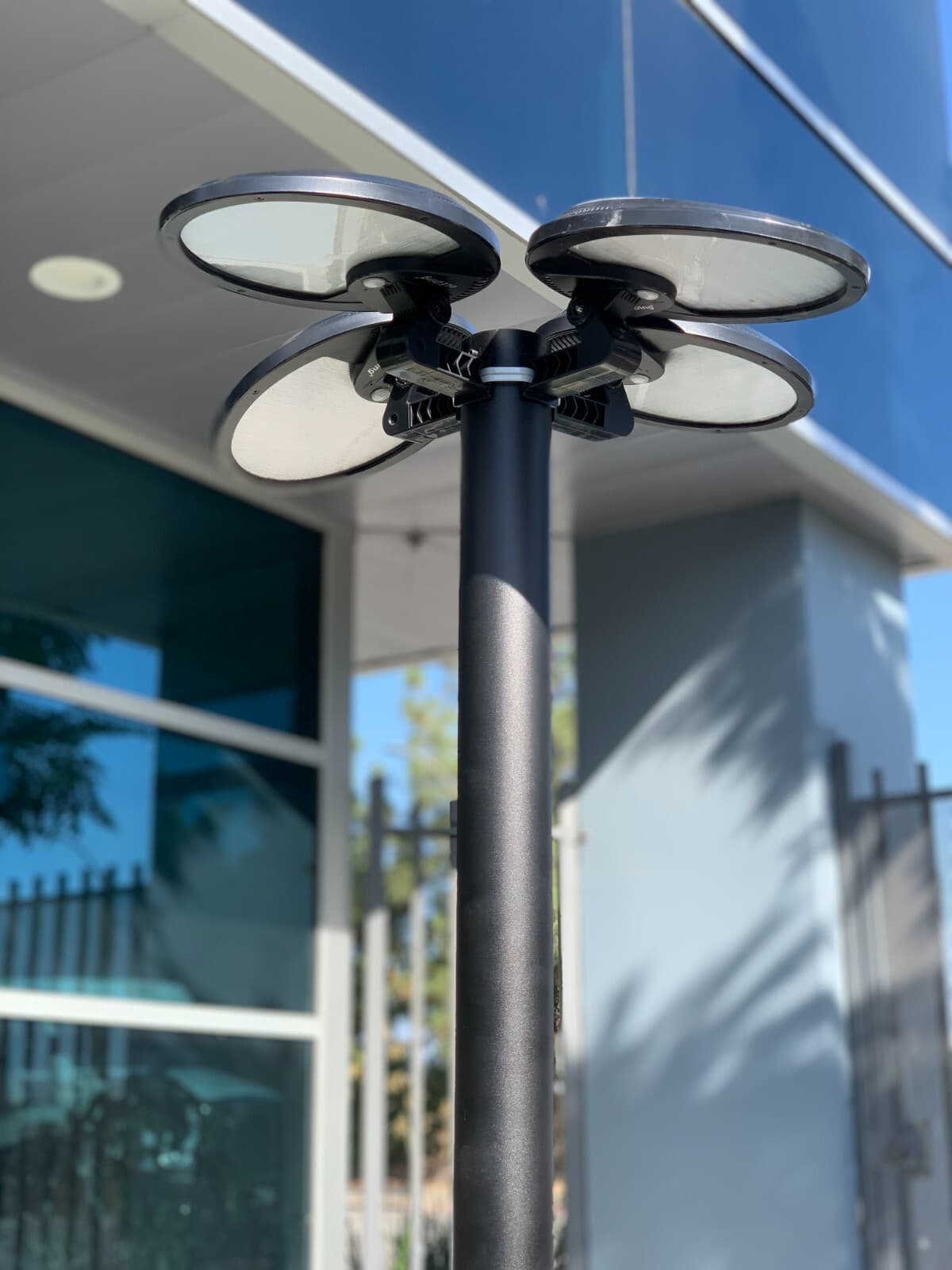 Solar Motion Sensor All Night On Long Life Battery Dimmable Security LED Light 6