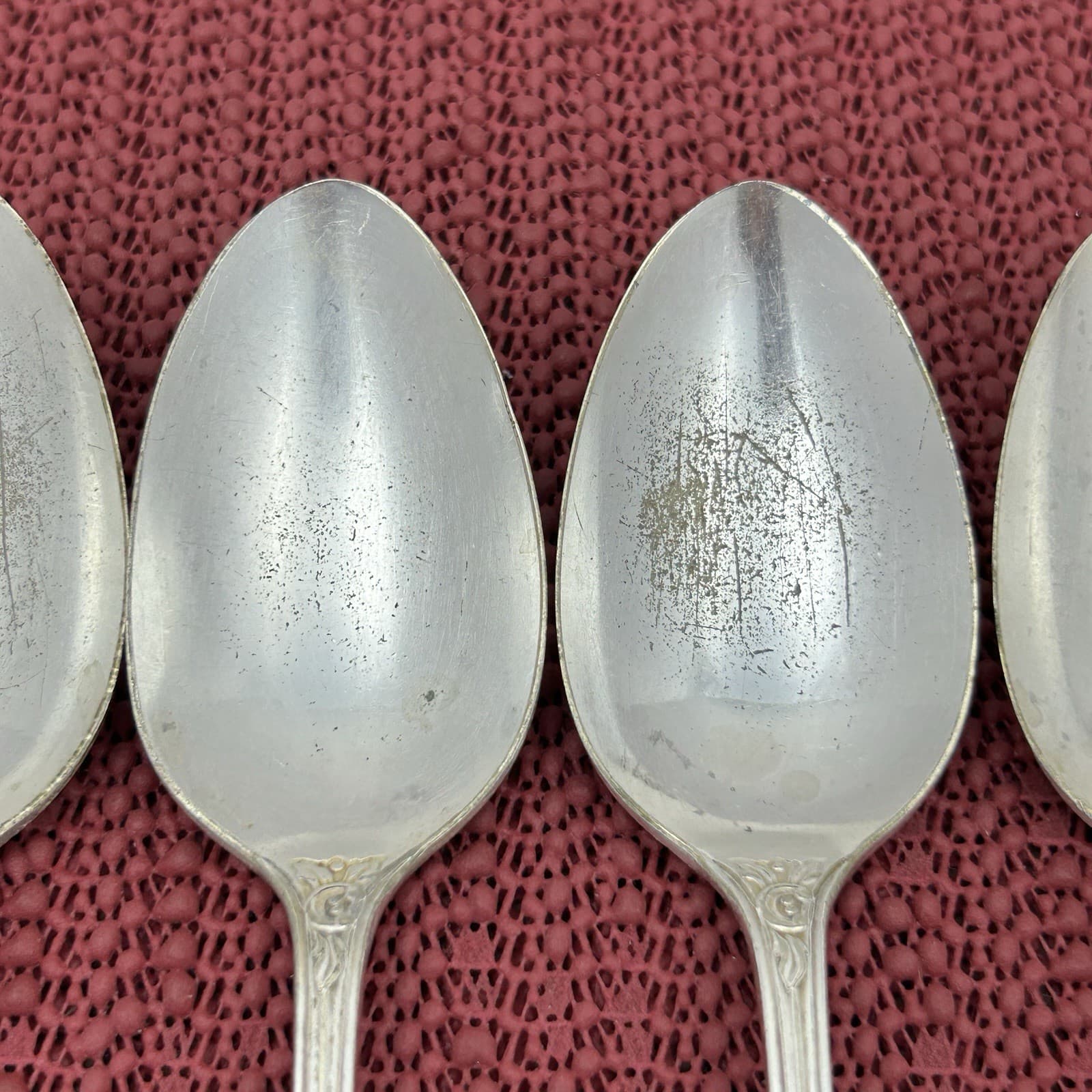 5 Oval Soup Table Spoons 1952 ENCHANTMENT LONDONTOWN 1881 Rogers Oneida 3