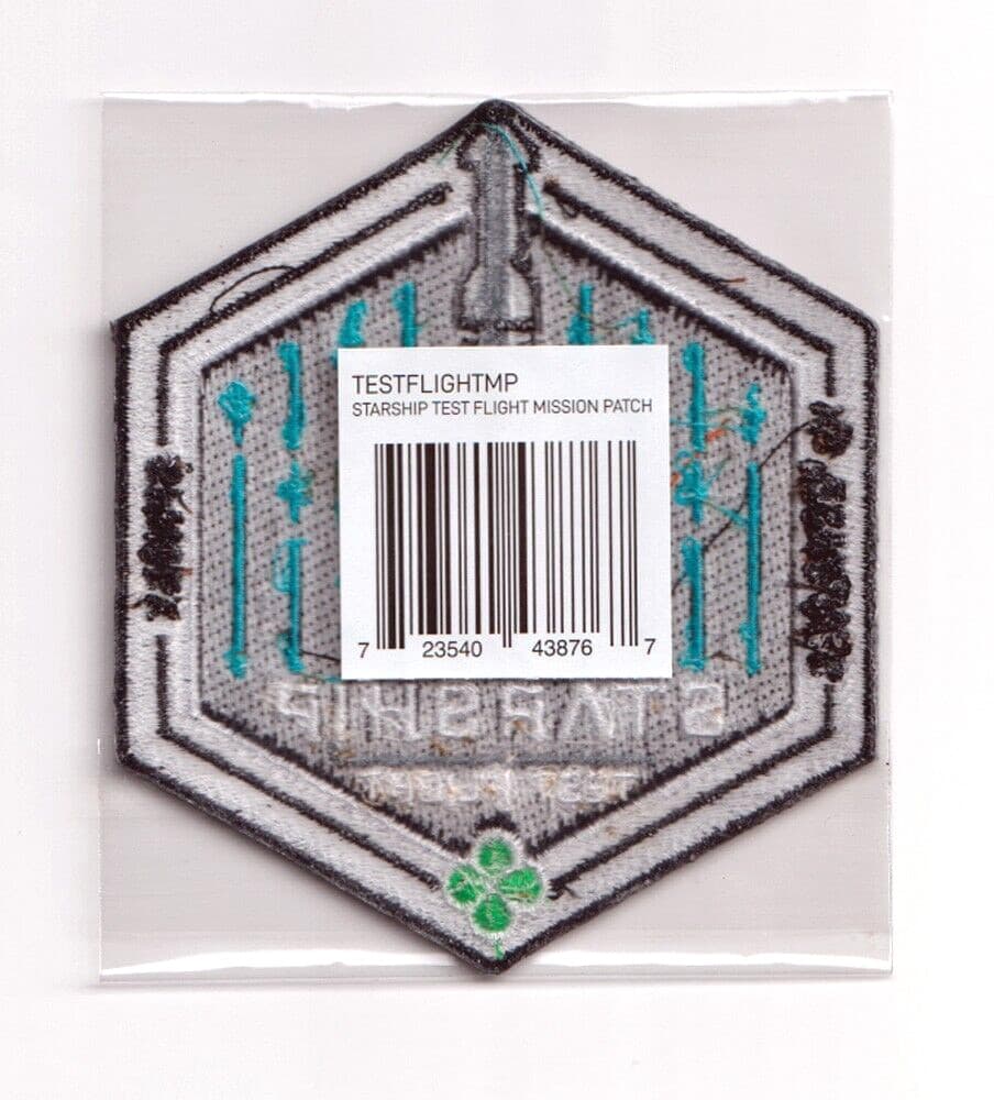 Authentic SPACEX -STARSHIP TEST FLIGHT- SUPER HEAVY- STARBASE, TX- Mission PATCH 3