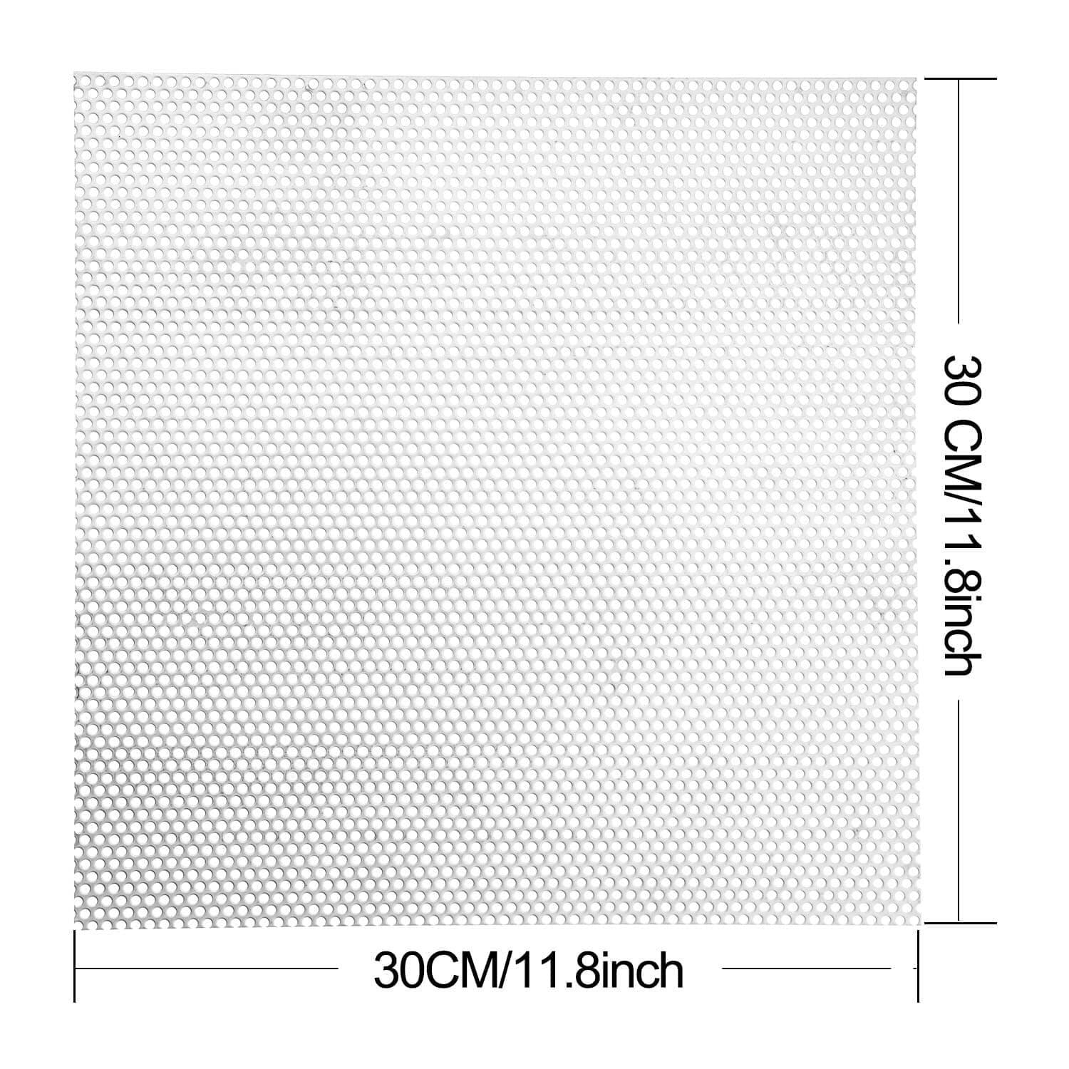 Perforated Stainless Steel Perforated Metal 11.8" x 11.8" Stainless Steel Pre... 2