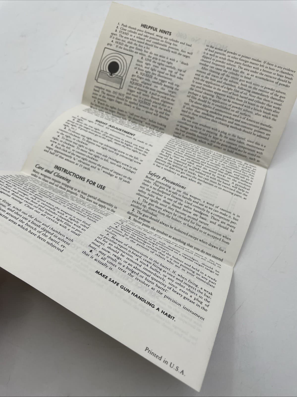 SMITH AND WESSON MODEL NO. 686 DISTINGUISHED .357 COMBAT MAGNUM MANUAL 3