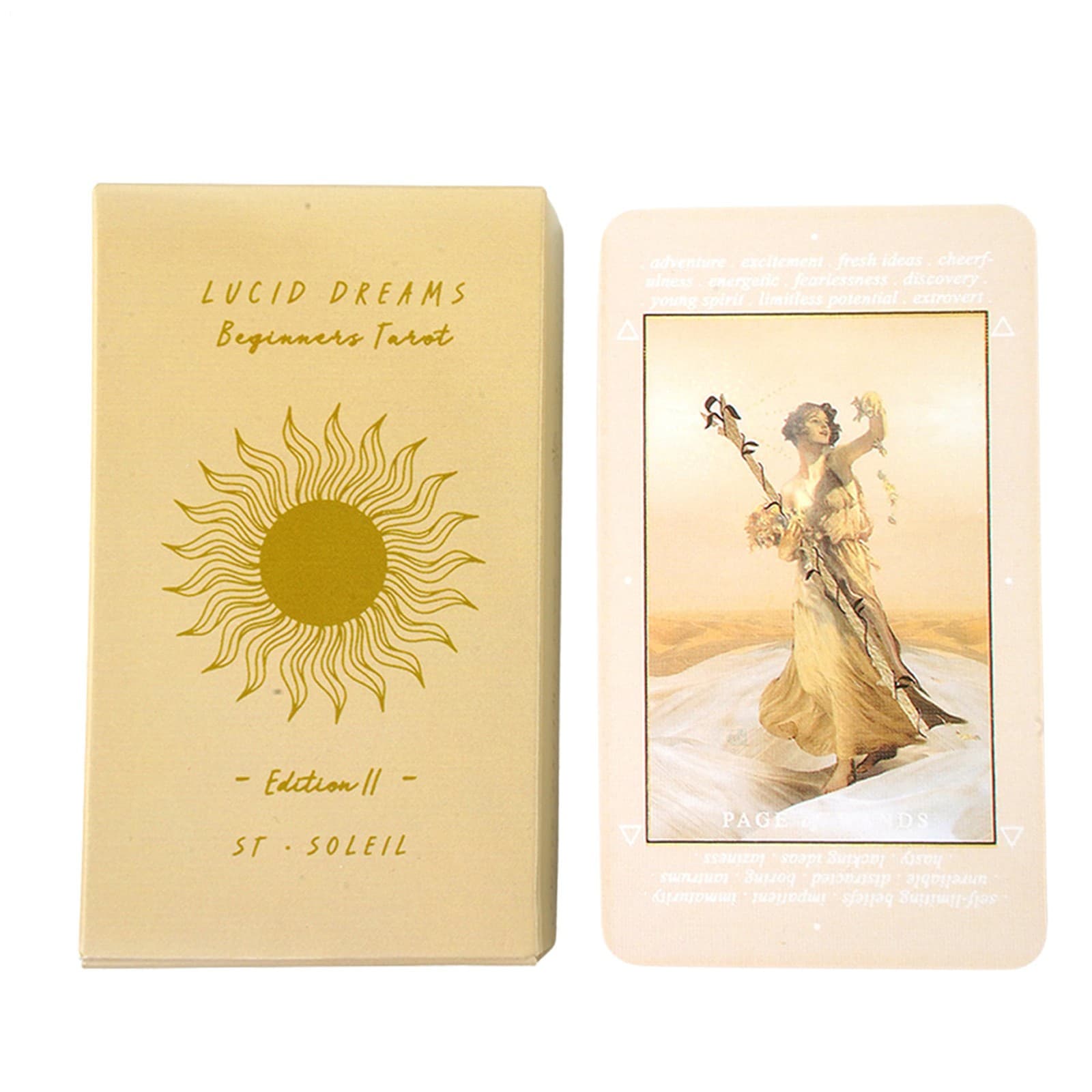 Tarot Cards Deck Set Full English Tarot Cards with Box 78 Cards Tarot Cards 2