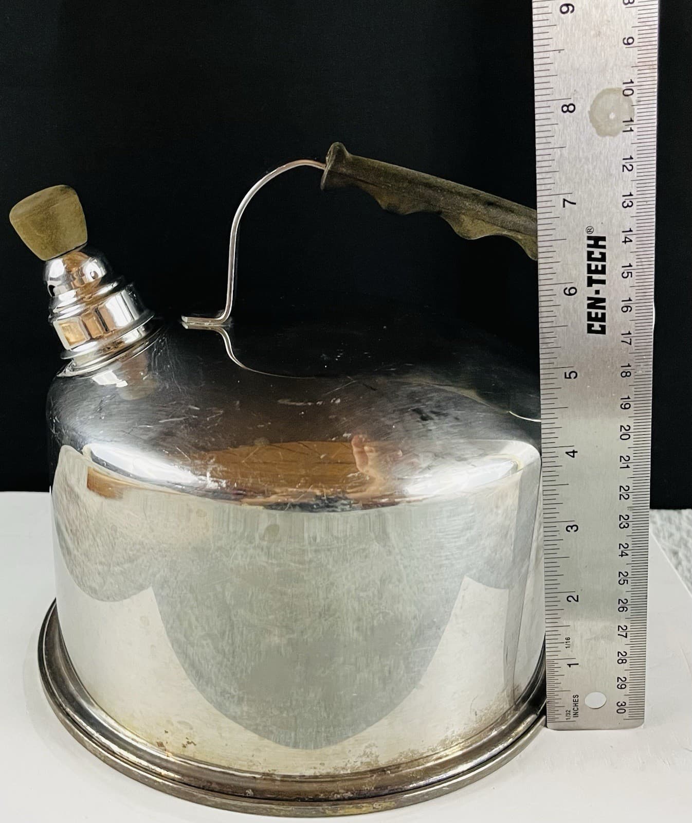 Lifetime 2.5 Qt Stainless Steel Whistling Tea Kettle Vintage Removeable Spout 2