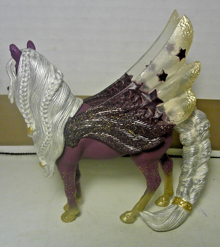 Schleich Bayala Pegasus ~ Toy Winged Horse ~ Purple & White ~ 5" Tall 2