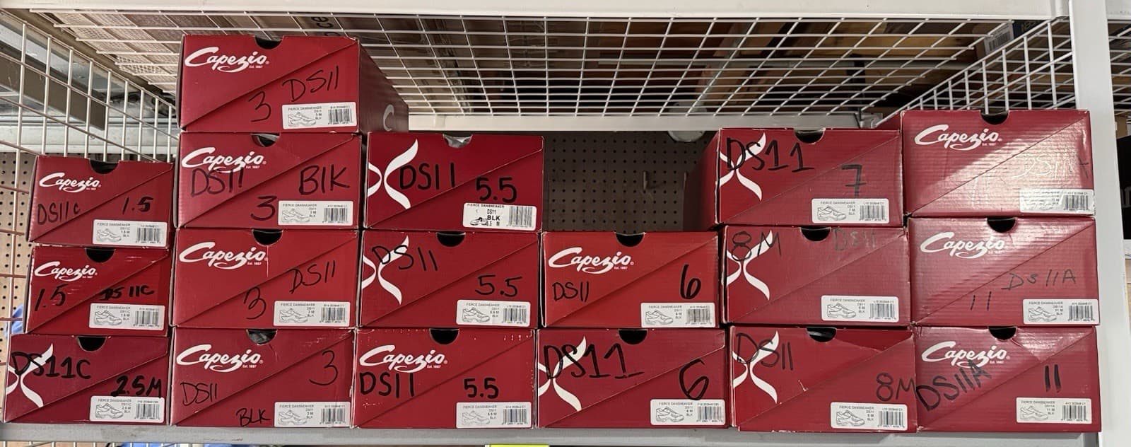 Capezio Unisex Black Fierce Dansneaker Hip Hop Dance Shoes Sizes 1.5 to 11