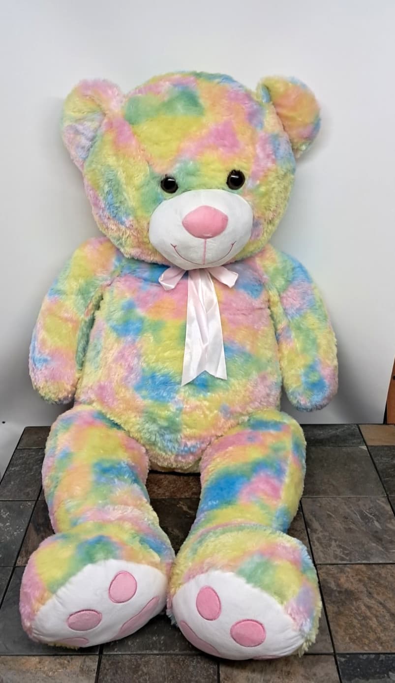 Elco Giant Teddy Bear 5Ft Soft Big Toy Stuffed Multicolor Polyester Fiber