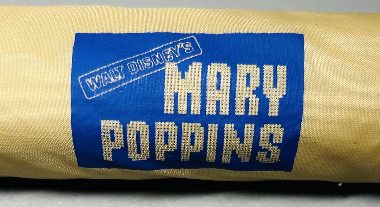 Vintage Walt Disney Mary Poppins Original Promotional Fashion Umbrella Beige New 3