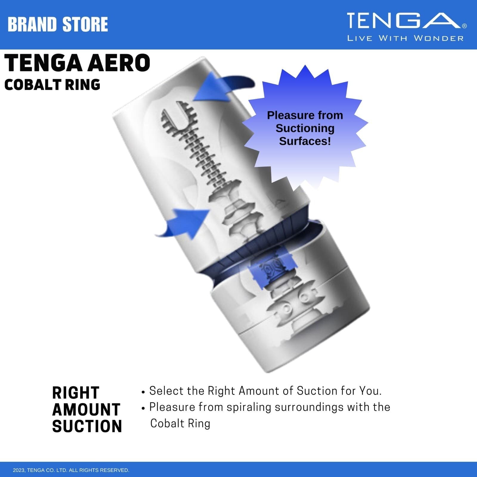 TENGA AERO Reusable Male Masturbator/Stroker w/Drying Stand NIB NWT 2