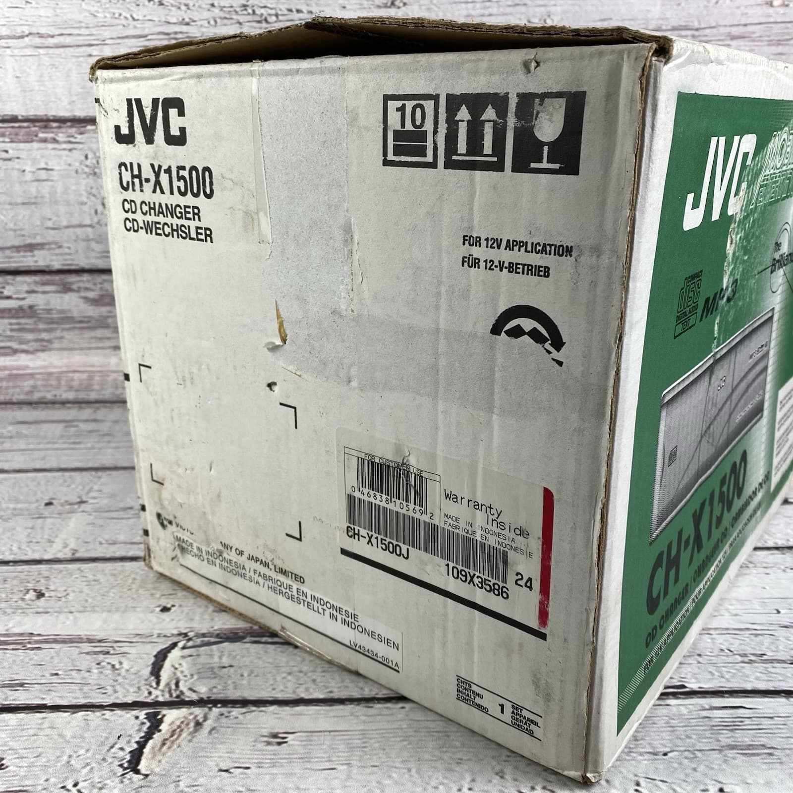 JVC CD Changer CH-X1500 Car Audio 12-Disc Mobile Entertainment 12V Application 3