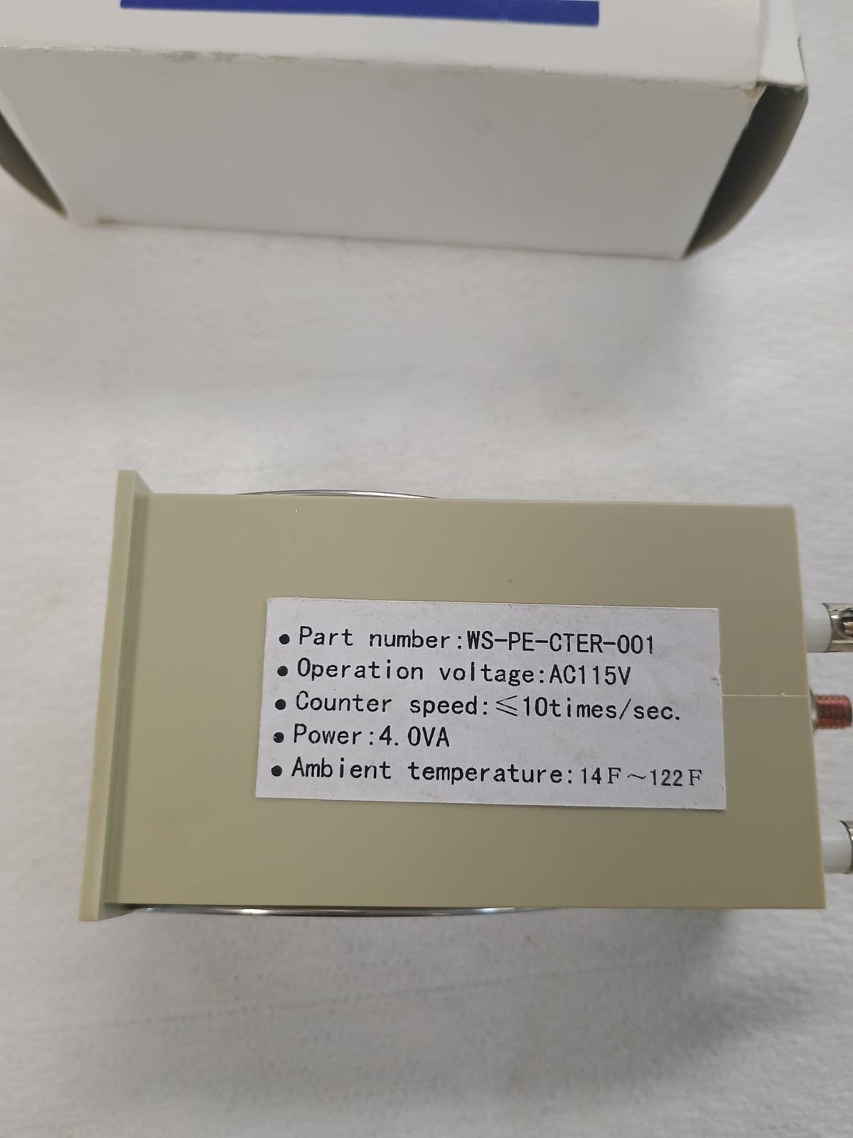 6 Digit Mechanical display electromechanical counter 115V AC 5