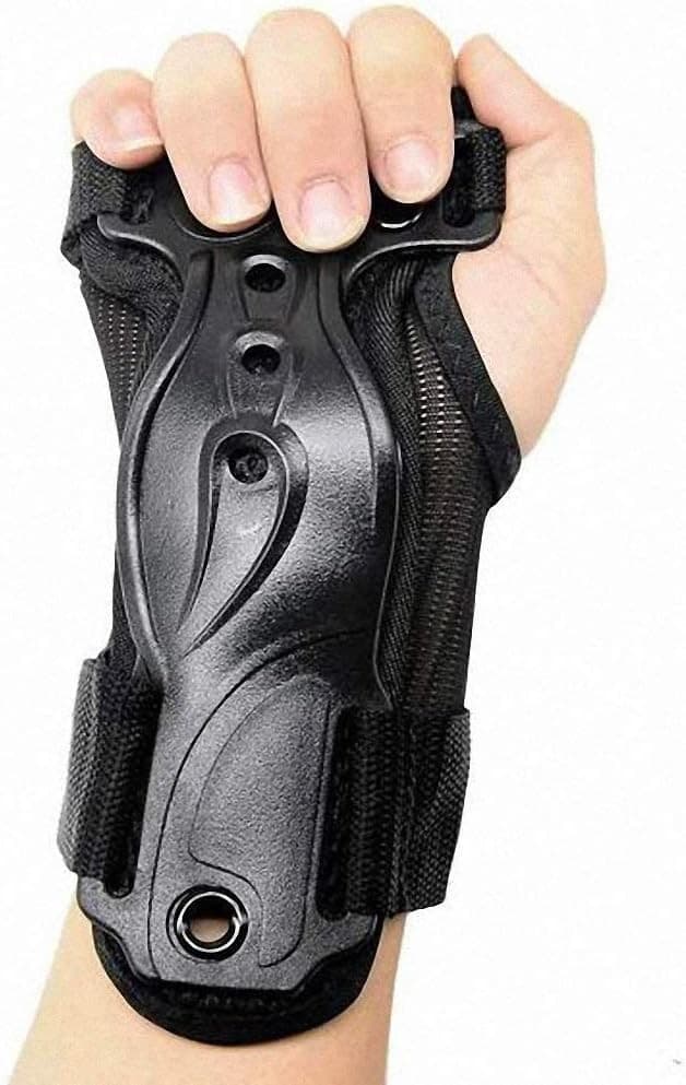 Skiing Gloves Roller Skating Wrist Palms Protective Gear Medium, Black  3