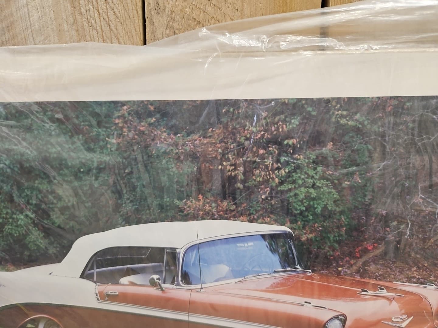 1956 Chevrolet Bel-Air Poster Print VTG Power Graphics NOS 20”x16” Rare HTF!!! 3