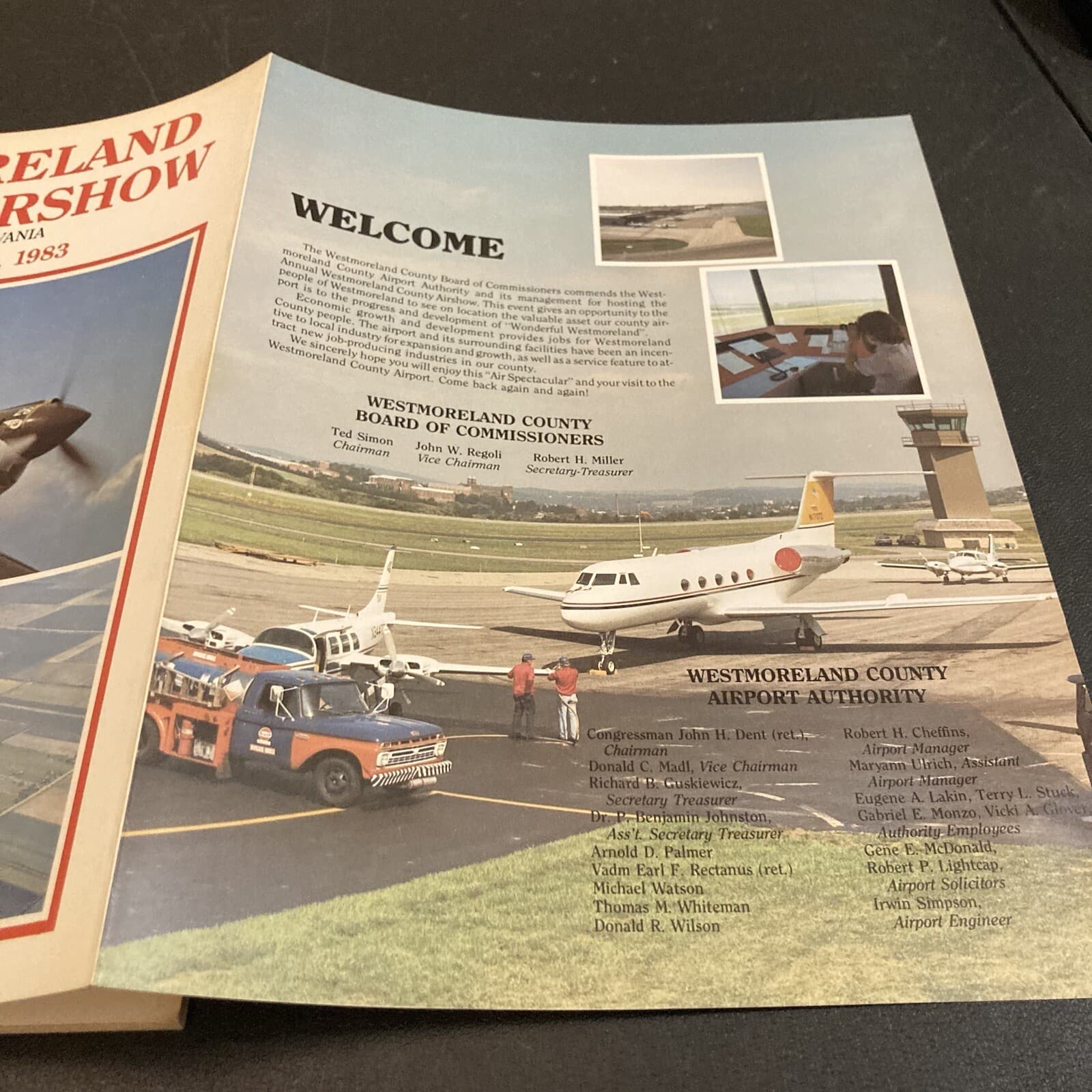 Westmoreland County Airshow Souvenir Program Latrobe PA Aircraft Book Aviation 2