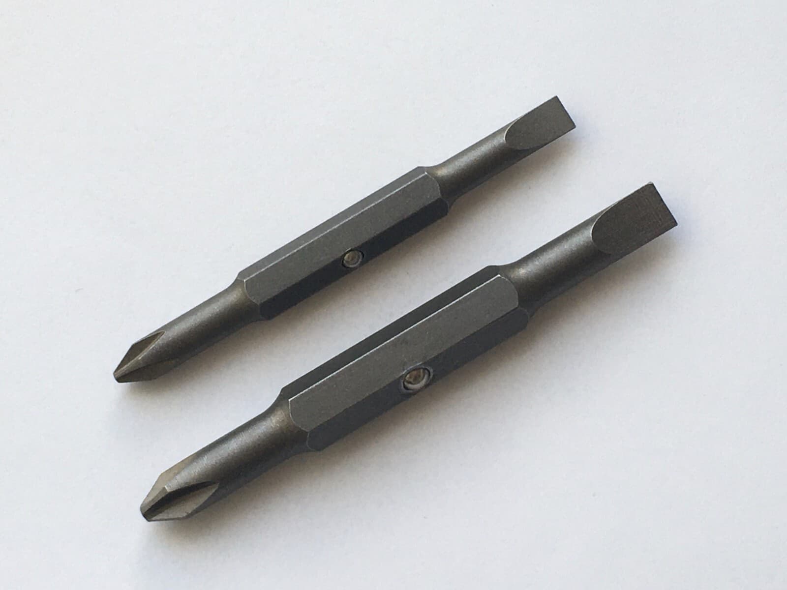 Double Ended Replacement Bits for 6 In 1 Screwdriver (Phillips & Slotted) 4