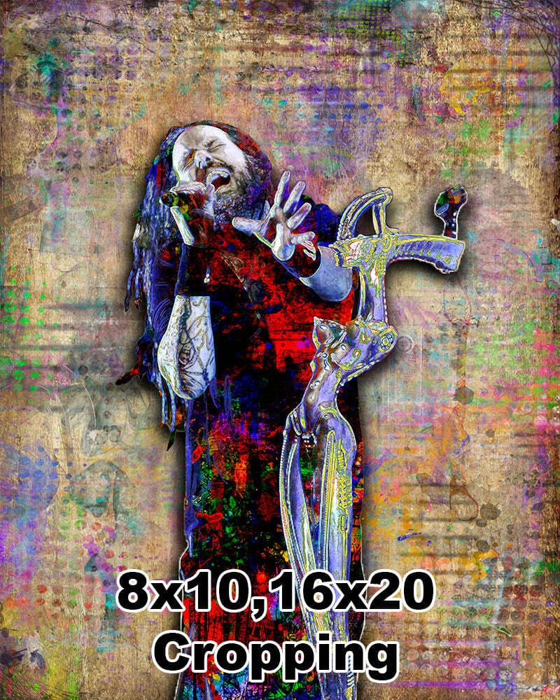 Jonathan Davis of KORN Poster, K.O.R.N. Gift, Korn Tribute Fine Art Free Ship US 5