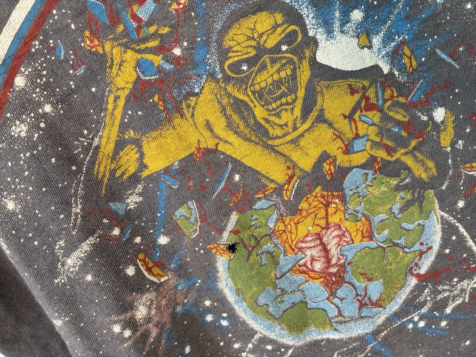 Iron Maiden World Piece Vintage Sleeveless Concert Tour Shirt 1983 6