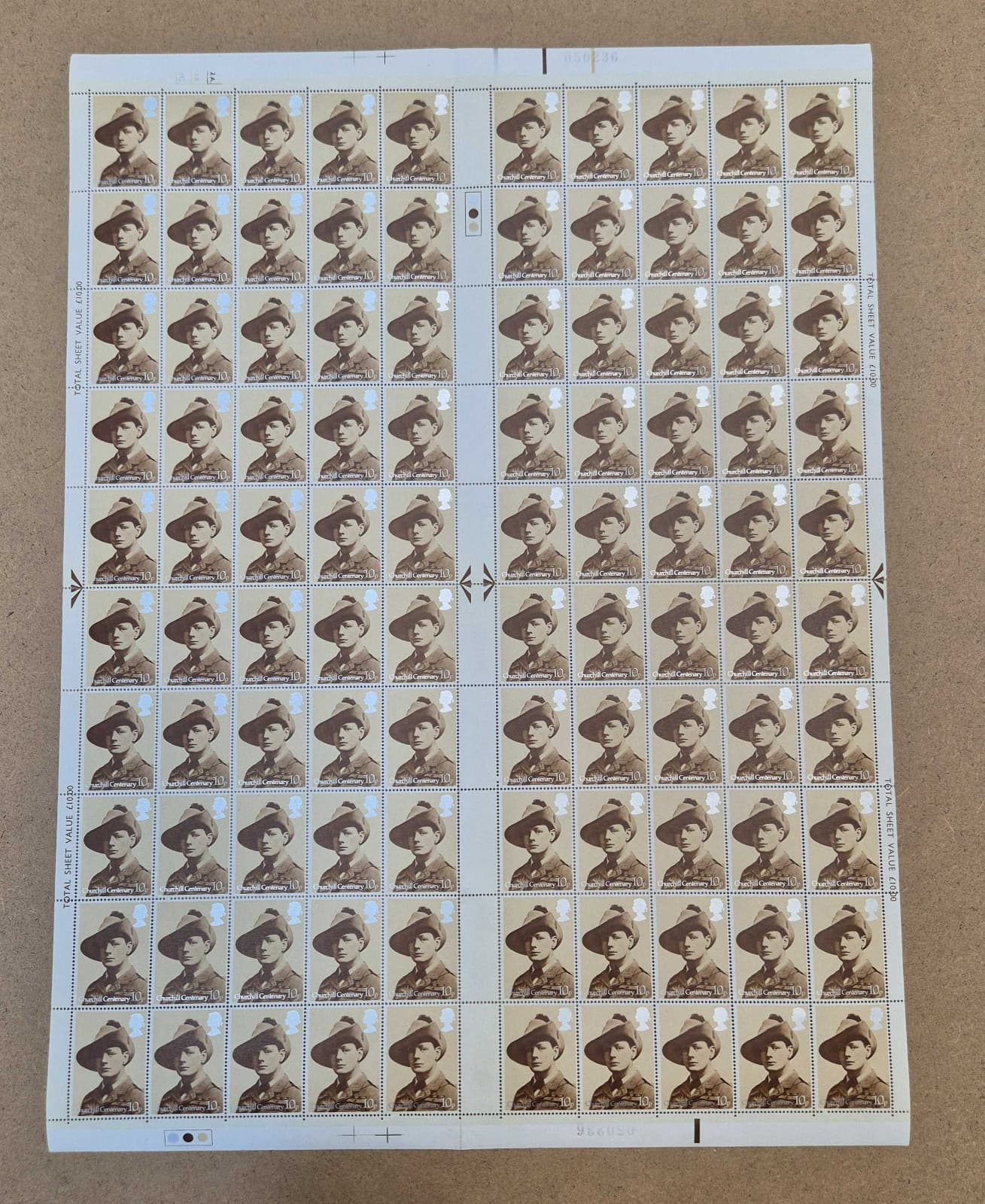 1974 Sg962-965 Full set of full sheets Centenary Of Churchill UNMOUNTED MINT 5
