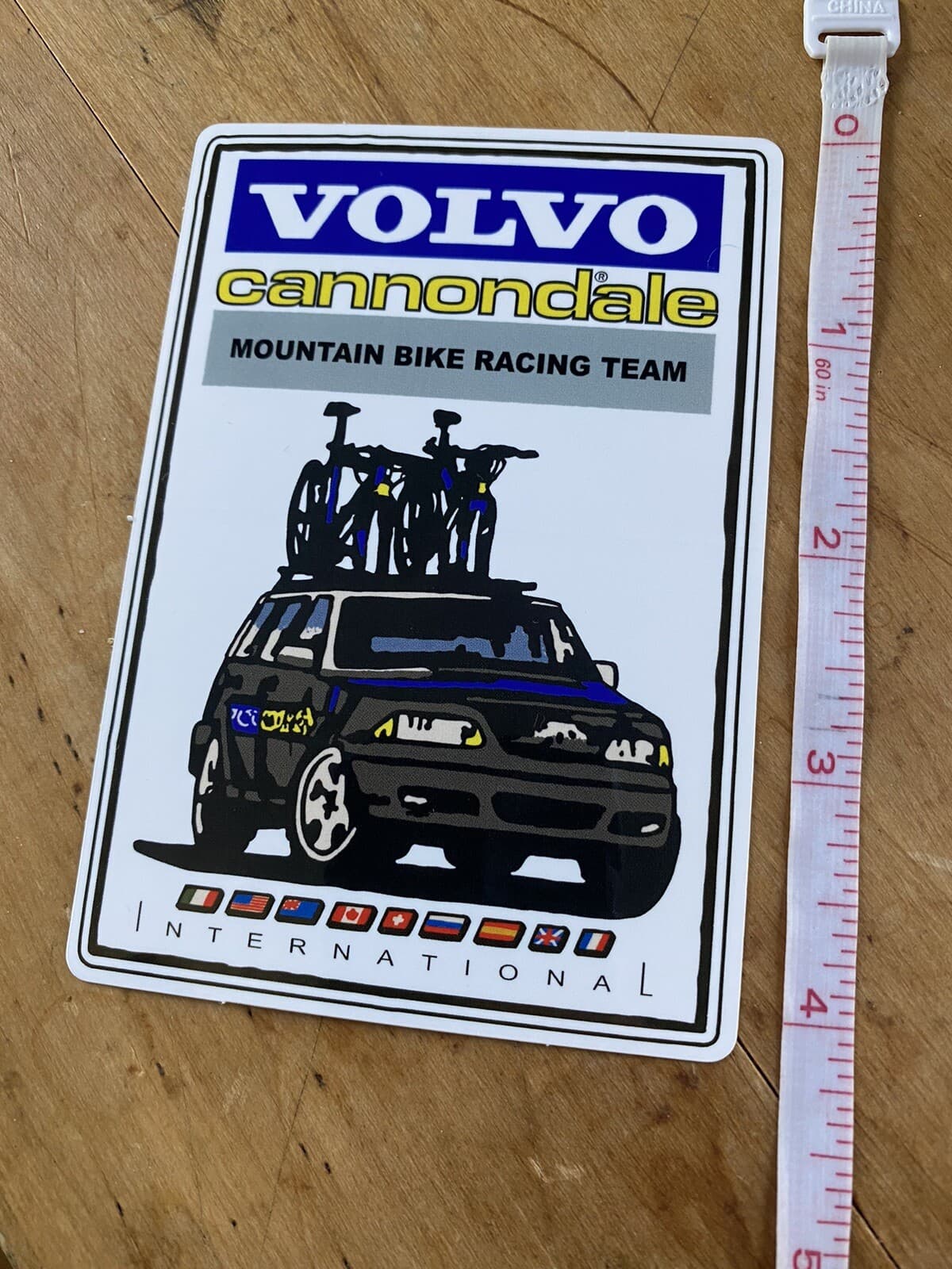 Volvo Cannondale MTB Mountain Bike Racing Team Homage Sticker XC70 3