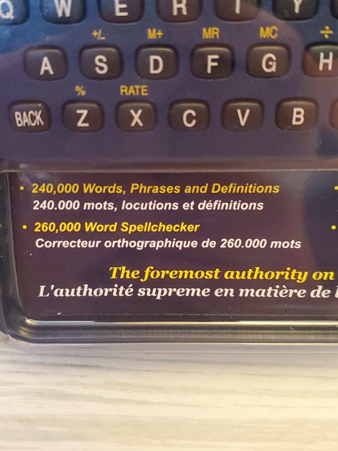 1999 Seiko Consise Oxford Dictionary Thesaurus & Spellchecker Model ER6000 NEW 3