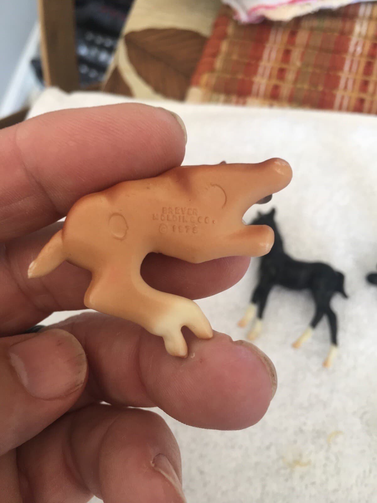 Lot Of 3 Vintage 1975 Breyer Molding Co Horse Figure Foals 4