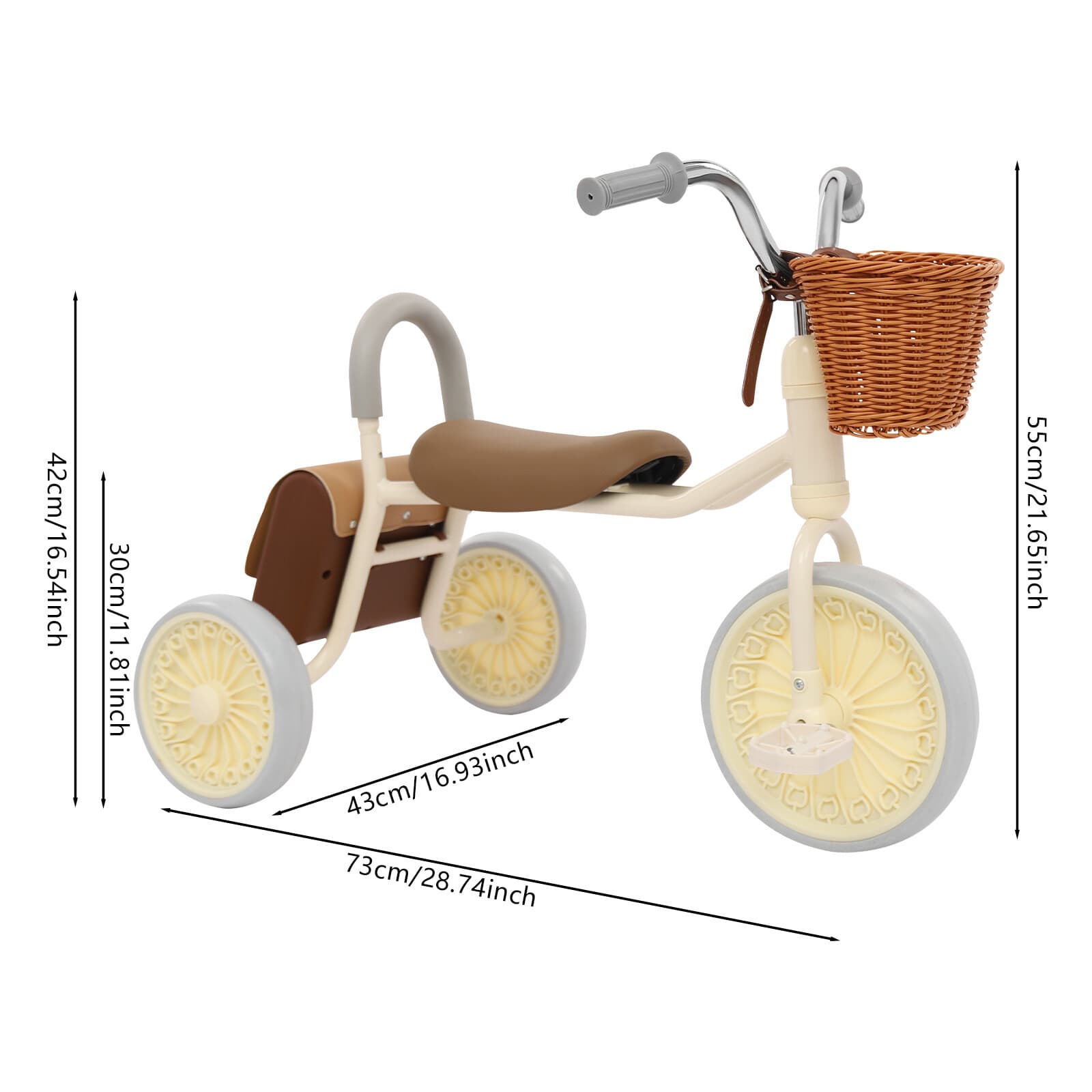 2-6 Years Old Kids Three Wheels Girl Trikes Children Tricycles Baby Trike Bike 2