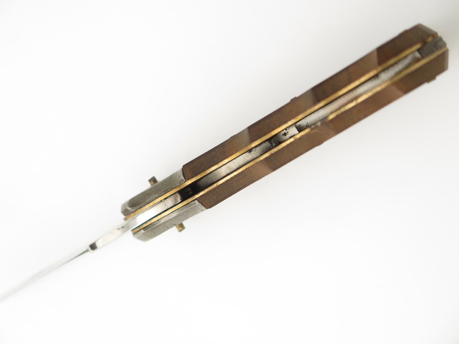 Vtg '70s Rhino Magnum Imai Seki Japan Folding Hunter Lockback Knife Unfinished#1 5