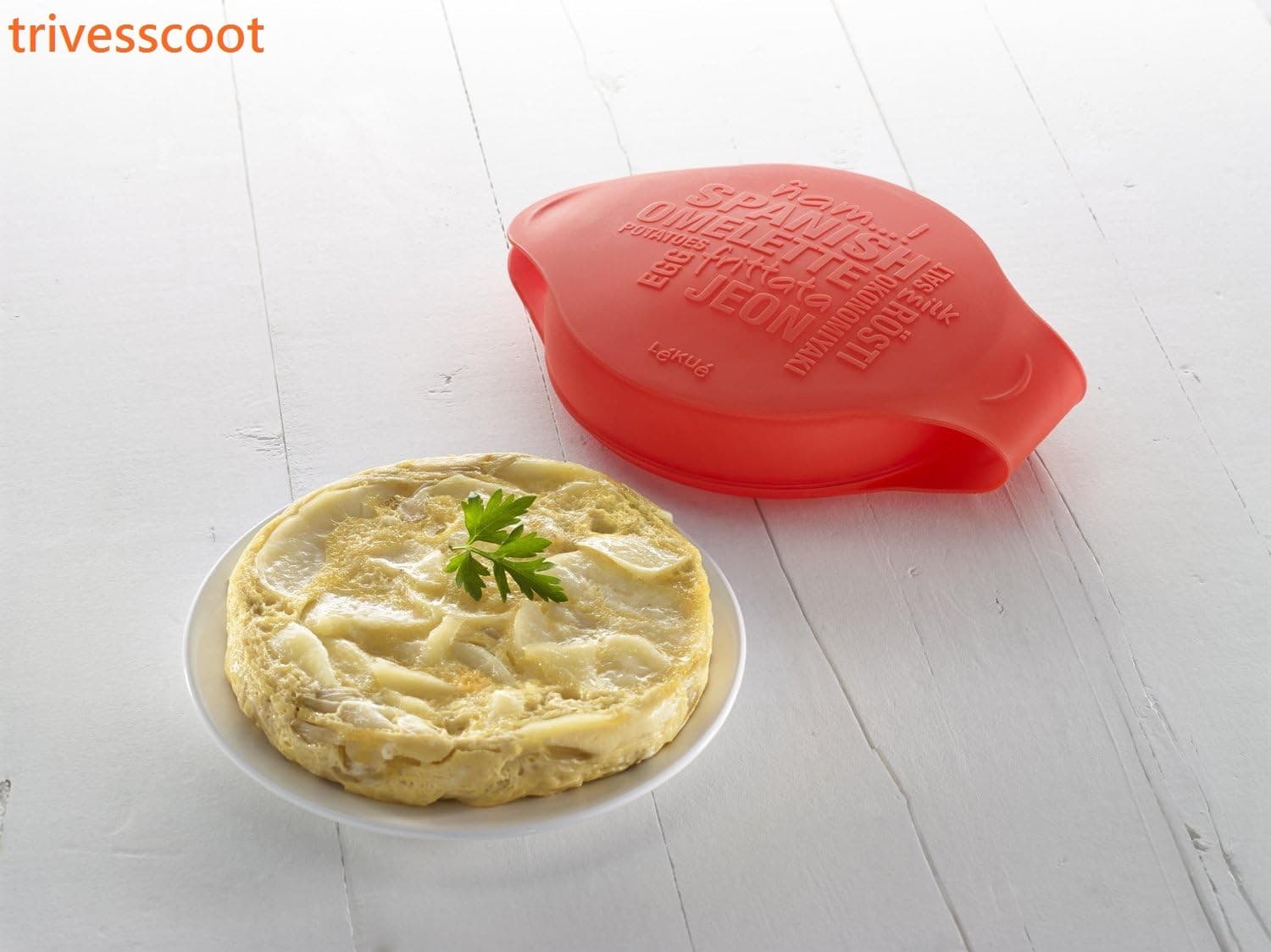 Spanish Omelet/Frittata Maker, Model # Red Small 4