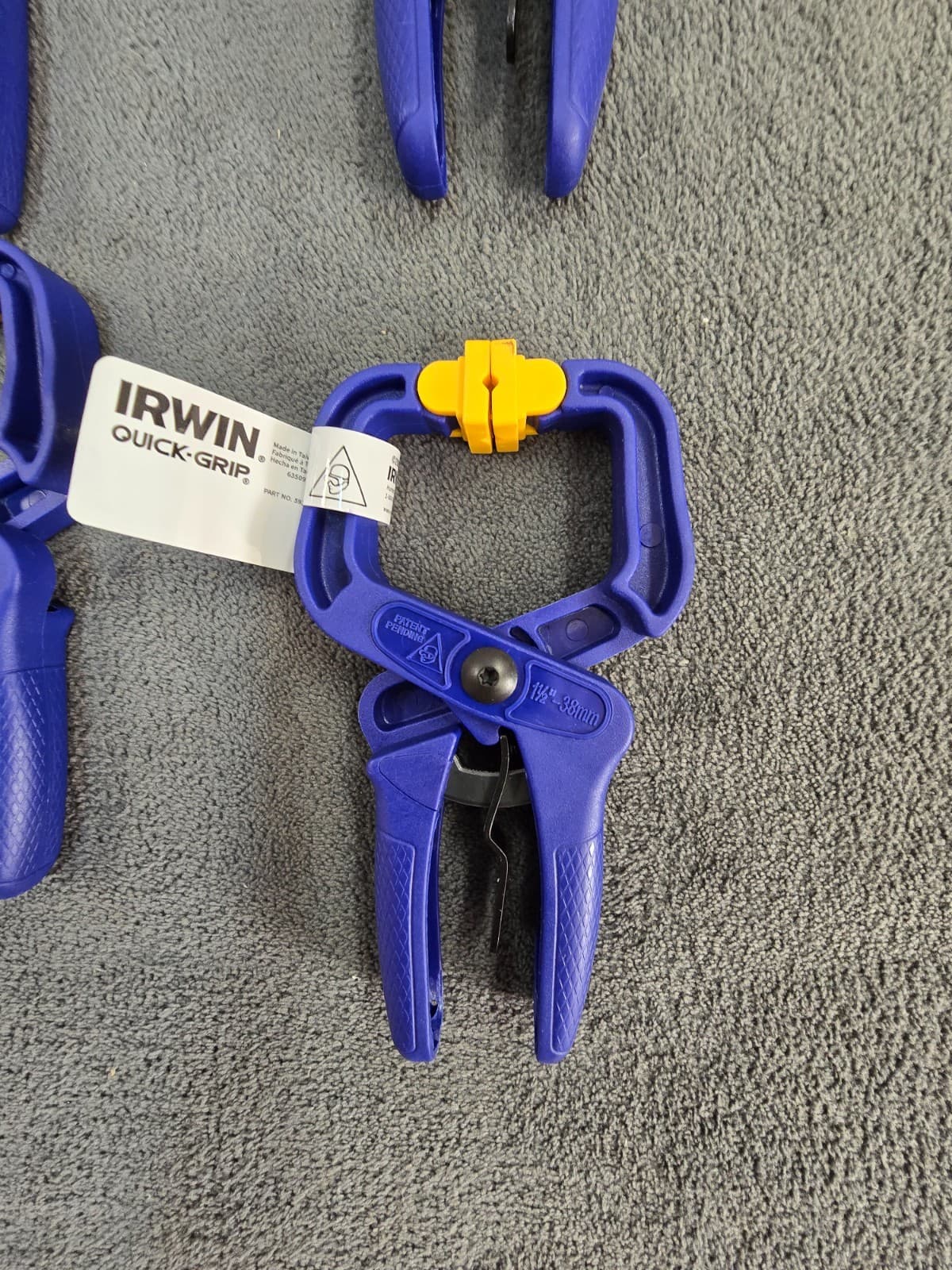 (4) Irwin Small 1-1/2"  Quick-Grip Locking Handi-Clamp 3