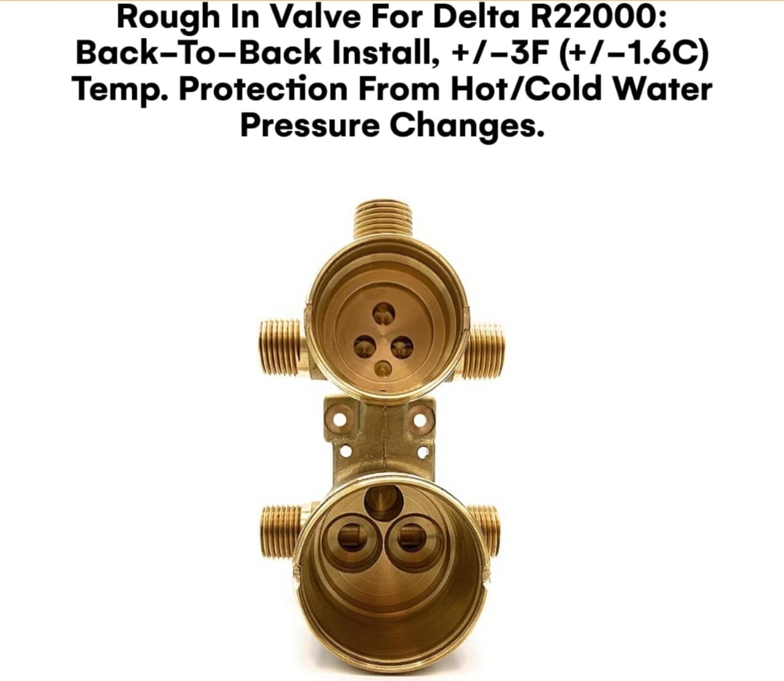 R22000 Shower Diverter Valve for delta Faucet, Universal Rough-in Shower Valves  3