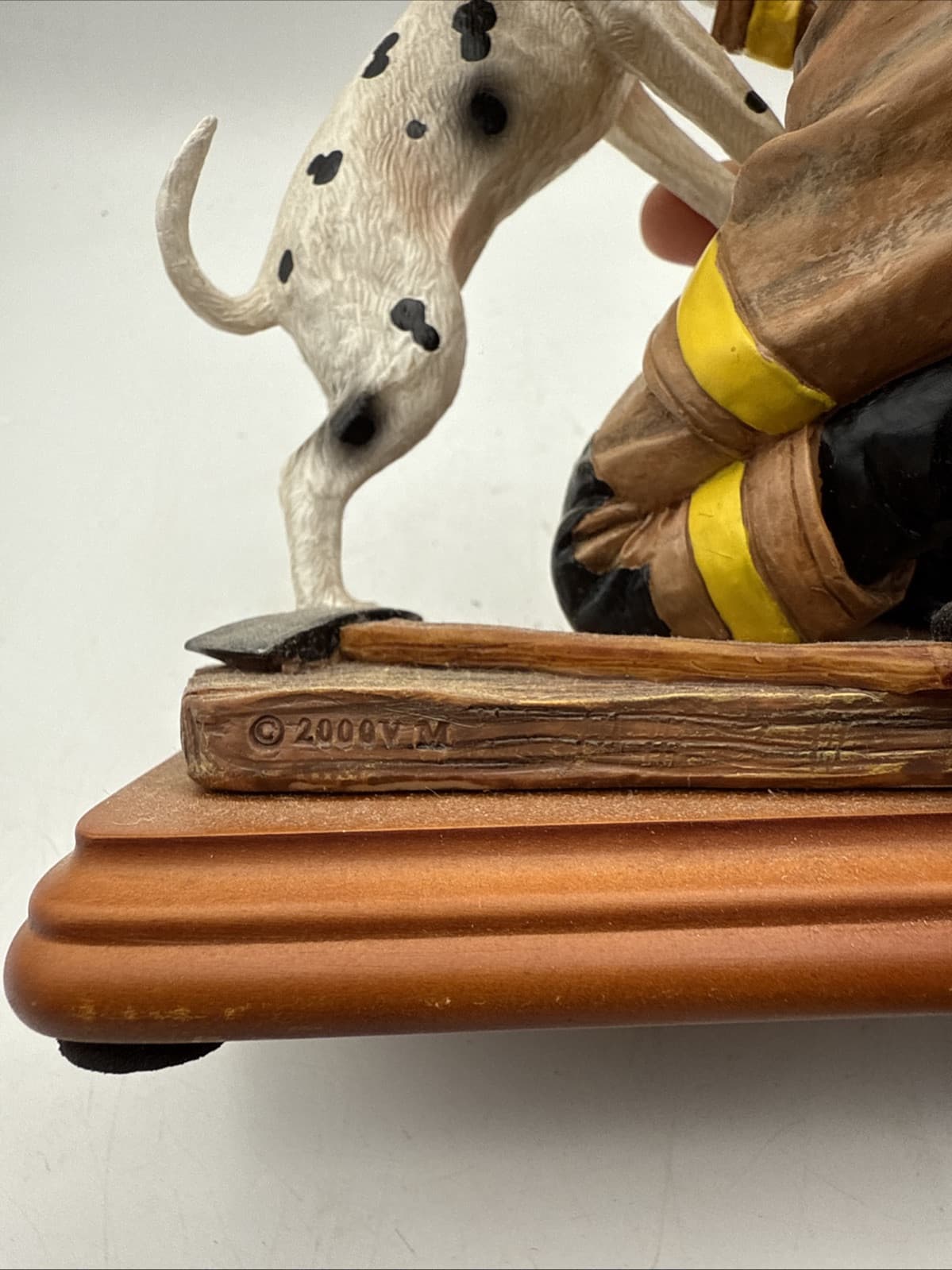 VANMARK Red Hats of Courage “Break Time” FM88322 Firefighter Dalmatian Figurine 5