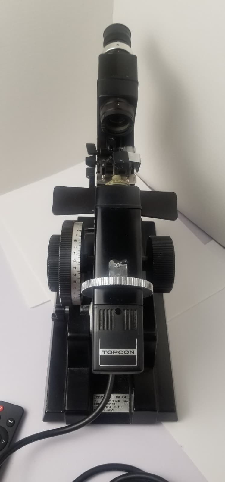 Topcon LM-6E Manual Lensmeter Lensometer Optometry 120V Working Condition 4