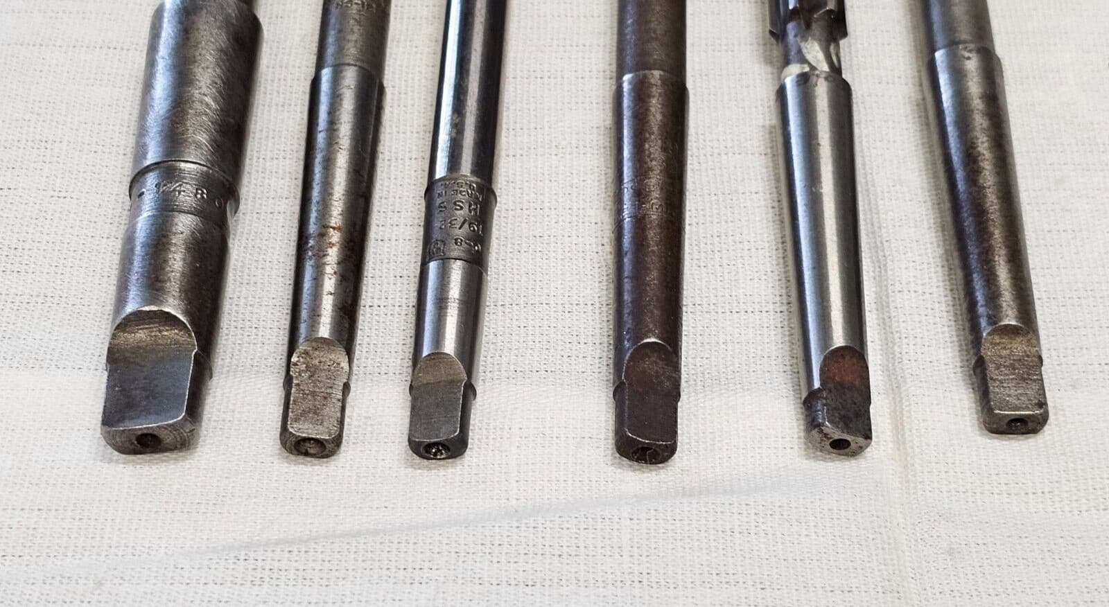 Butterfield Union BTC 15/32" 1/2 19/32 HS Morse Taper Reamer Straight 6 8 Flute 2