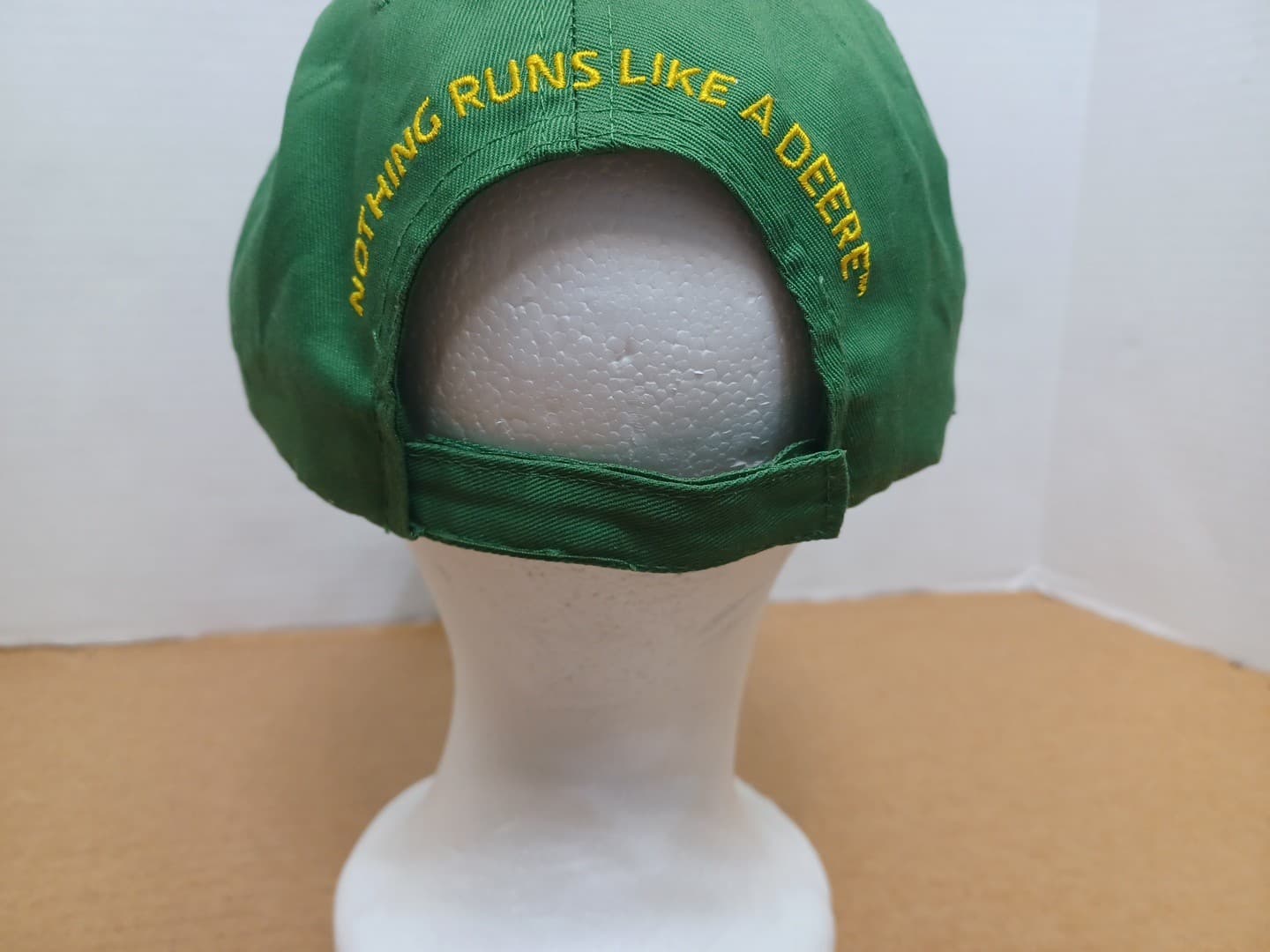 John Deere Green Adjustable Baseball Ball Cap Hat Nothing Runs Like A Deer 4