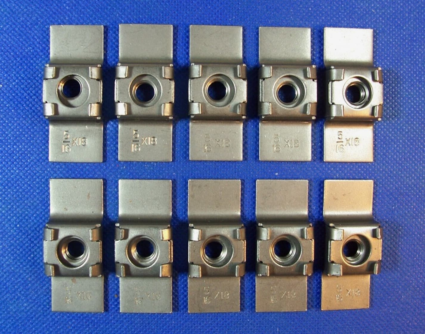 5/16-18 Weld In Steel Retainer Floating Cage Nut 51618 Ford Chevy Mopar Hot Rod 