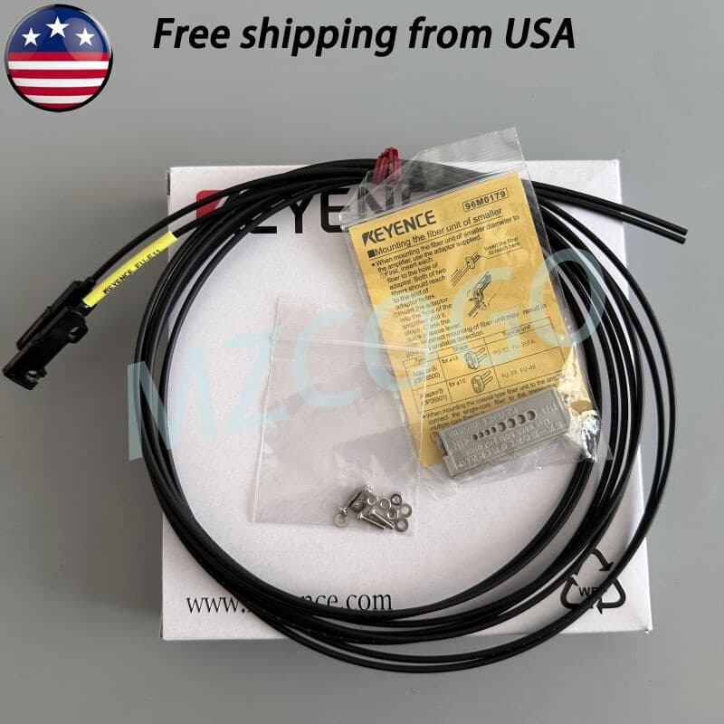 For Keyence FU-E11 FUE11 Photoelectric Fiber Optic Sensor Wide Area Transmissive
