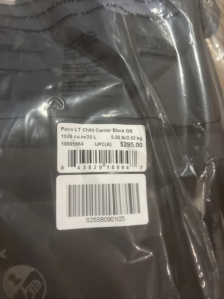 Osprey Poco LT Child Carrier, Black 4