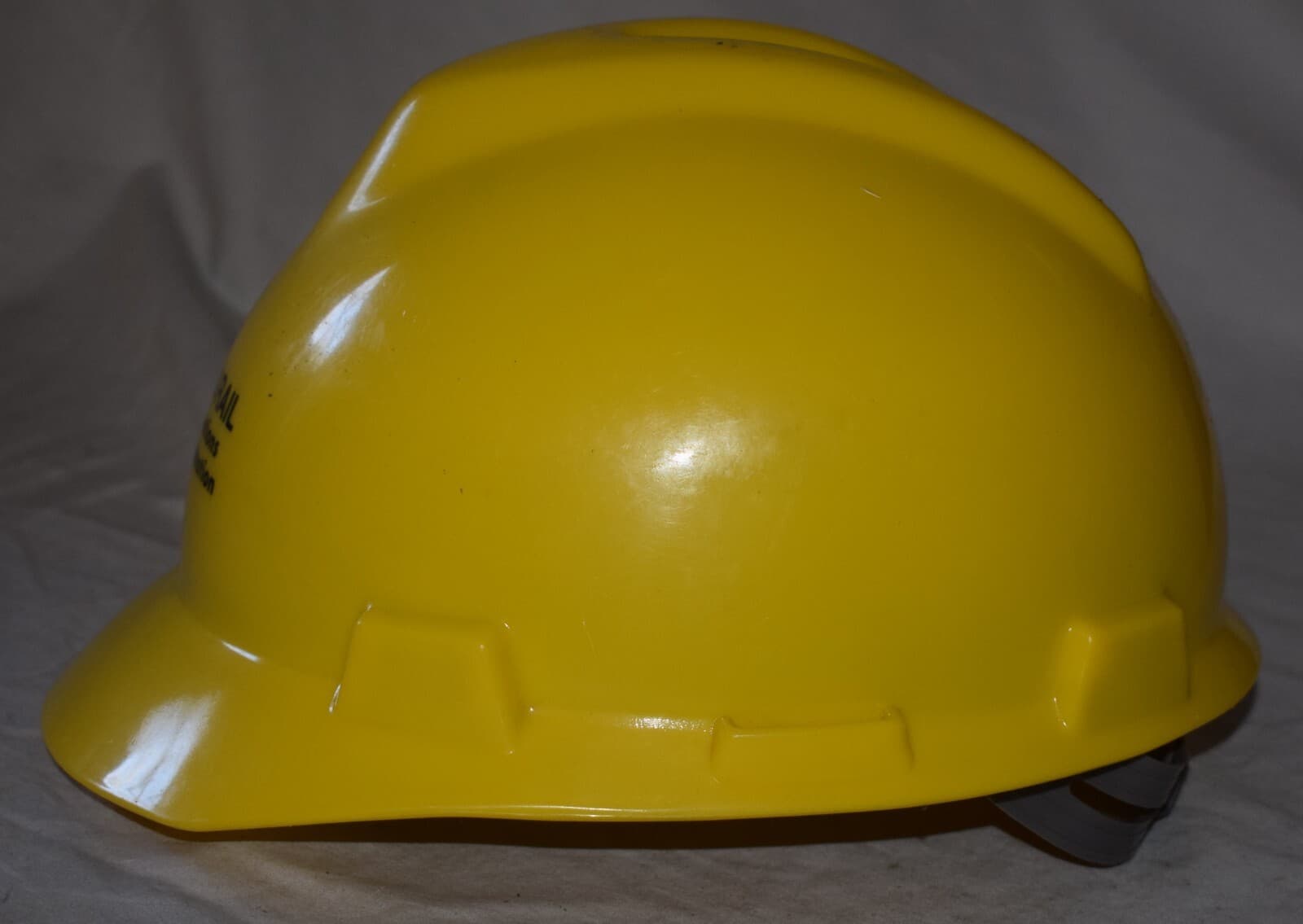 Vintage CN Rail Canadian National Railroad Hardhat Safety Helmet - Yellow 3