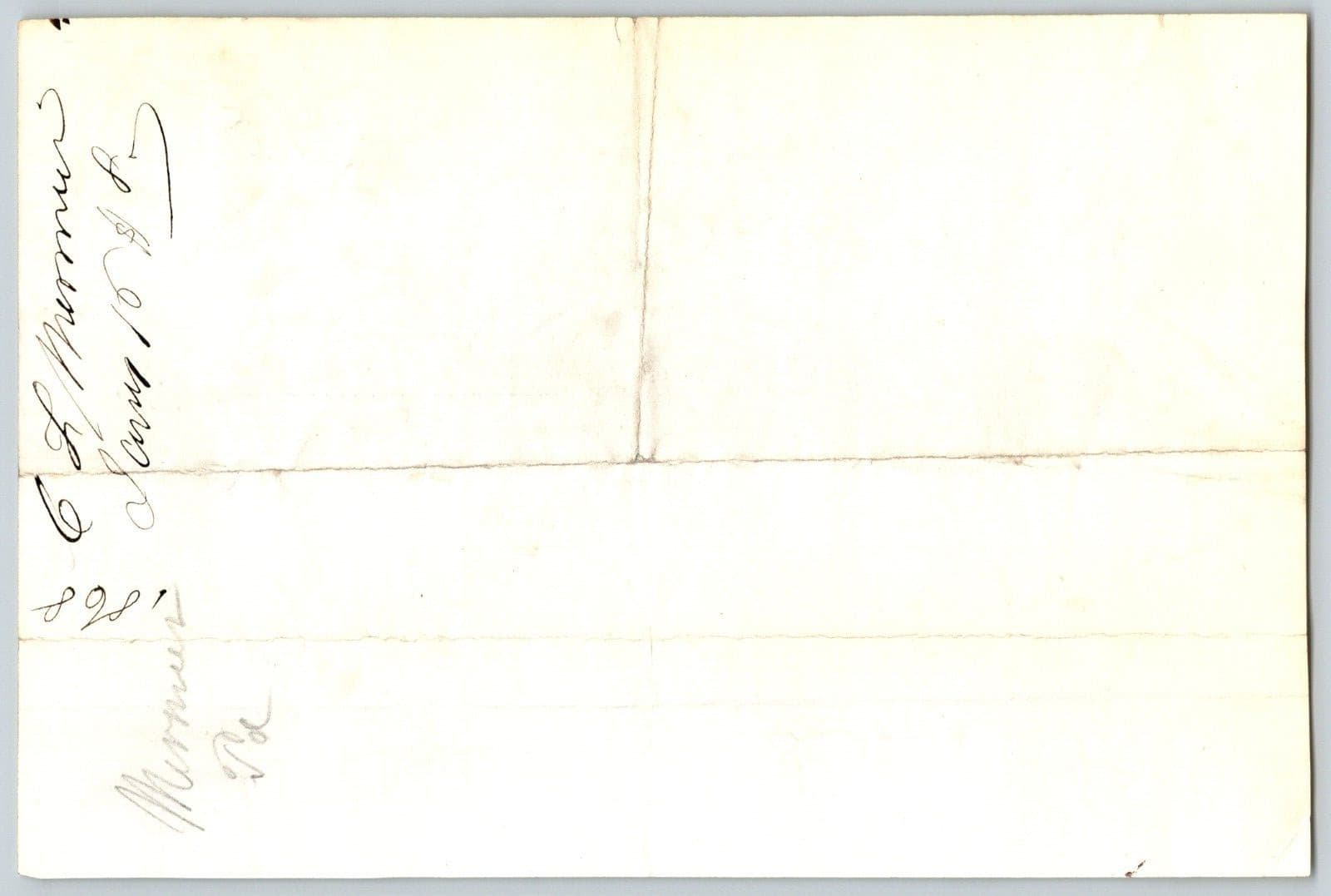 C.F. Mermier Dentist Brooklyn 1868 - Receipt for 2 Fillings $8 Total 2