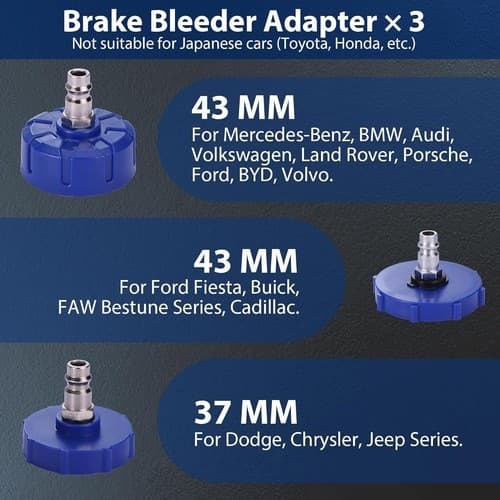 WORKPRO 2L Manual Brake Bleeder Kit One Person Brake Fluid Vacuum Pump for DIY 6