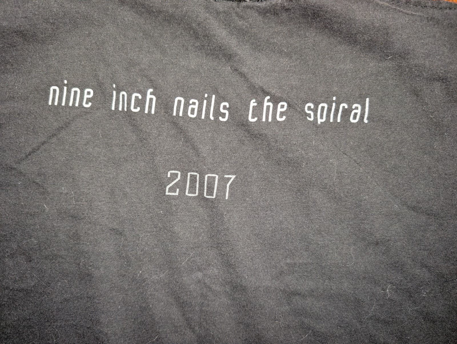 Nine Inch Nails The Spiral Fan Club Shirt Medium 18" x 23" Vintage Original 1st 5
