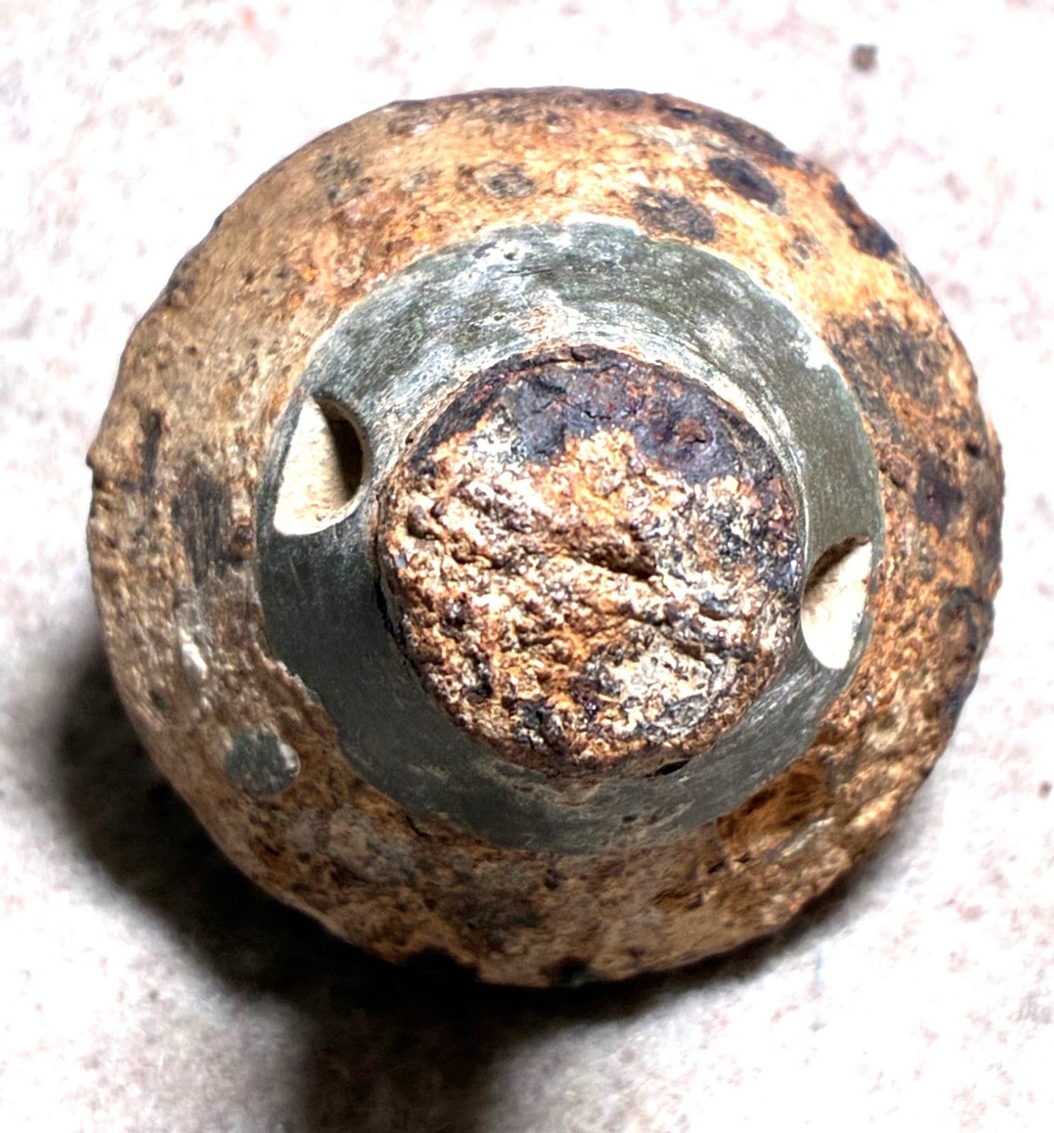 WWI fuse relic dug in Flanders, Belgium 3