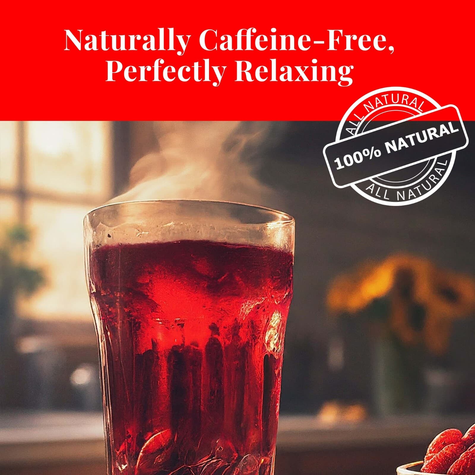 75 Organic Hibiscus Tea Bags, 100% Pure Dried Hibiscus Flower Tea, Te De Hibisco 4