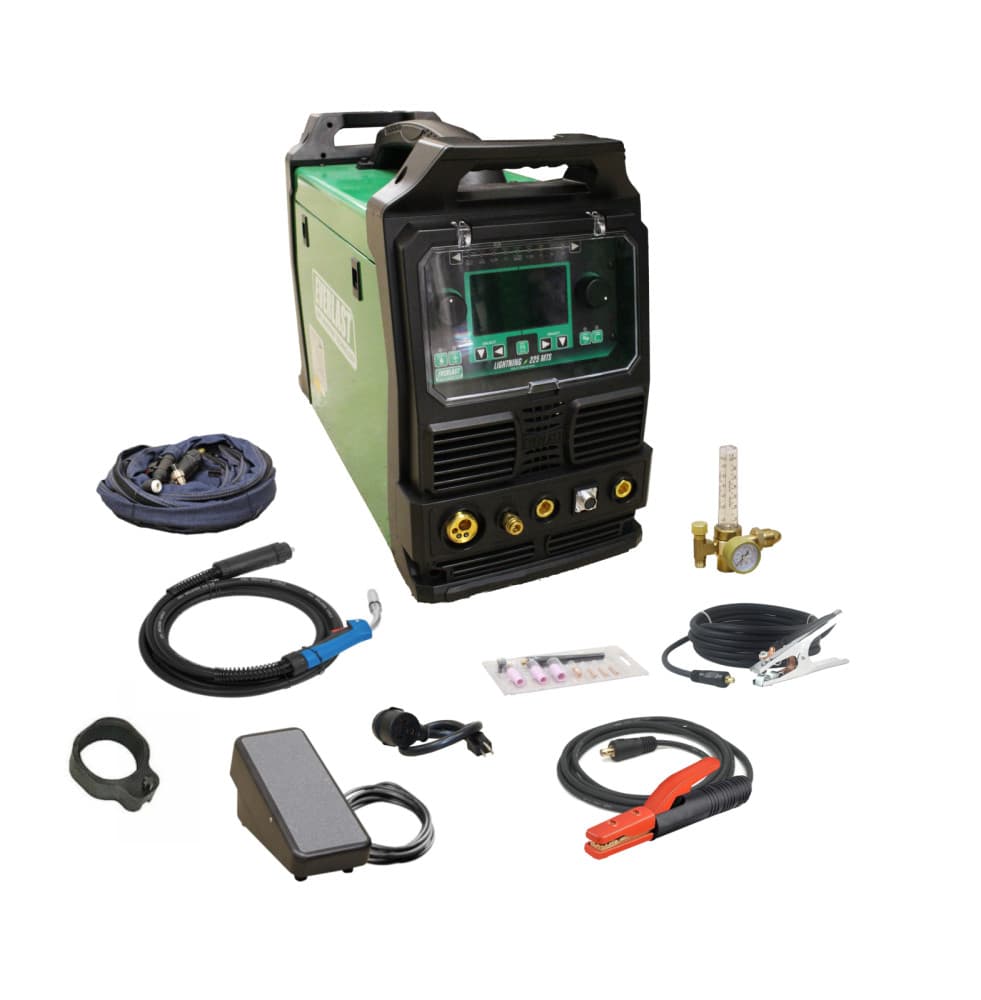 LightningMTS 225 AC/DC Pulse TIG / MIG Synergic / Stick 200 Amp Dual Voltage