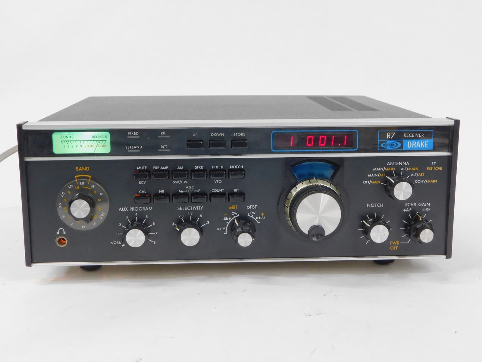 Drake R7 Ham Radio Communications Receiver + NB + Filters (SN 2427, great RX) 2