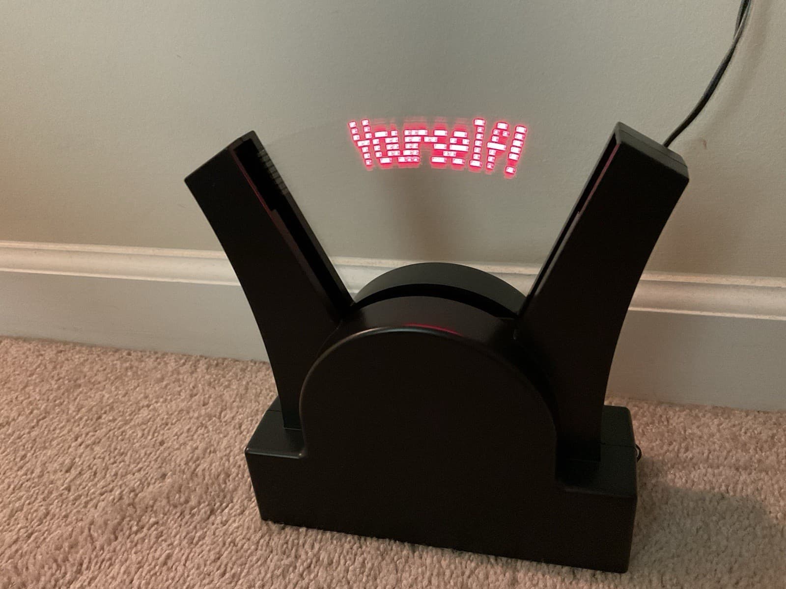 READ! Programmable Message Clock LED Display Floating Message TDE Systems 5