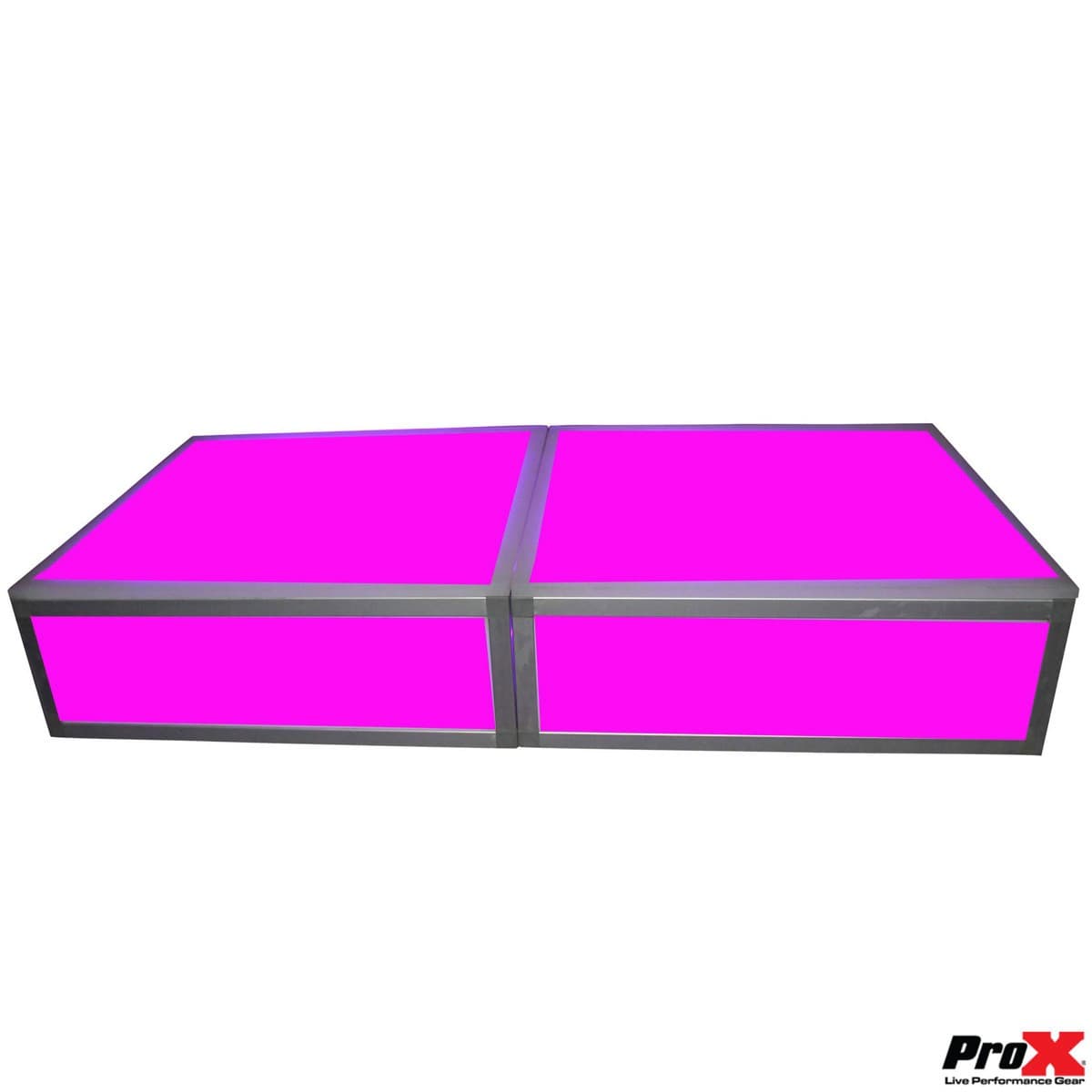ProX Lumo Stage Acrylic Platform Riser, 24x24x8" High Section 5
