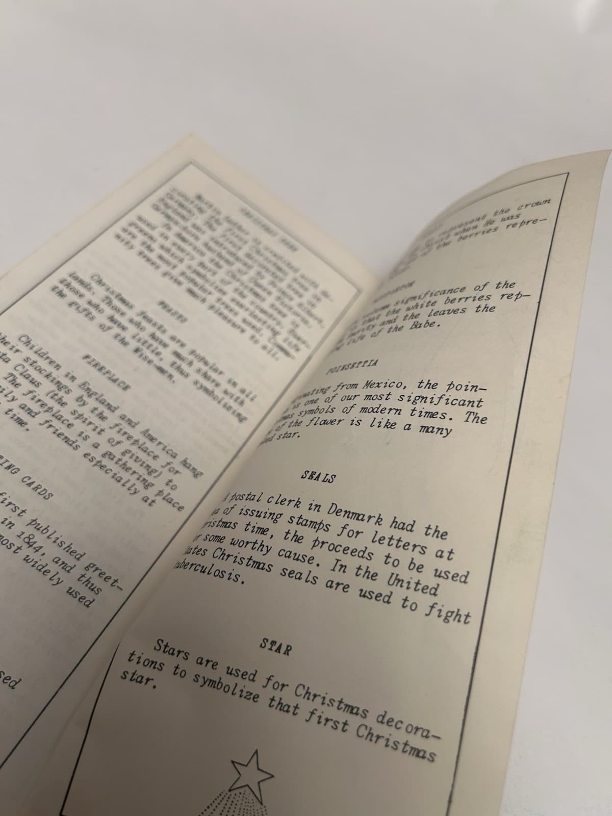 Seasons Greetings Brochure about Christmas Carols Hilrow Realty Co 1950 PA 4