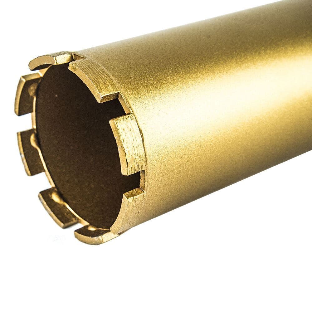 3-1/2" Wet Diamond Core Drill bit for Concrete Granite Coring, 1-1/4"-7 Threaded 3