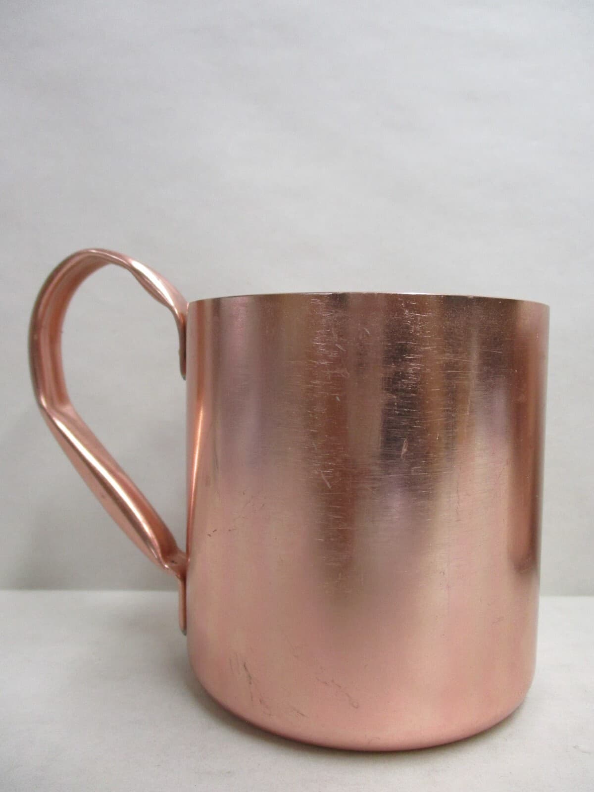 Set of 2 Smirnoff Vodka Moscow Mule Mugs Pink Copper Anodized Aluminum 4