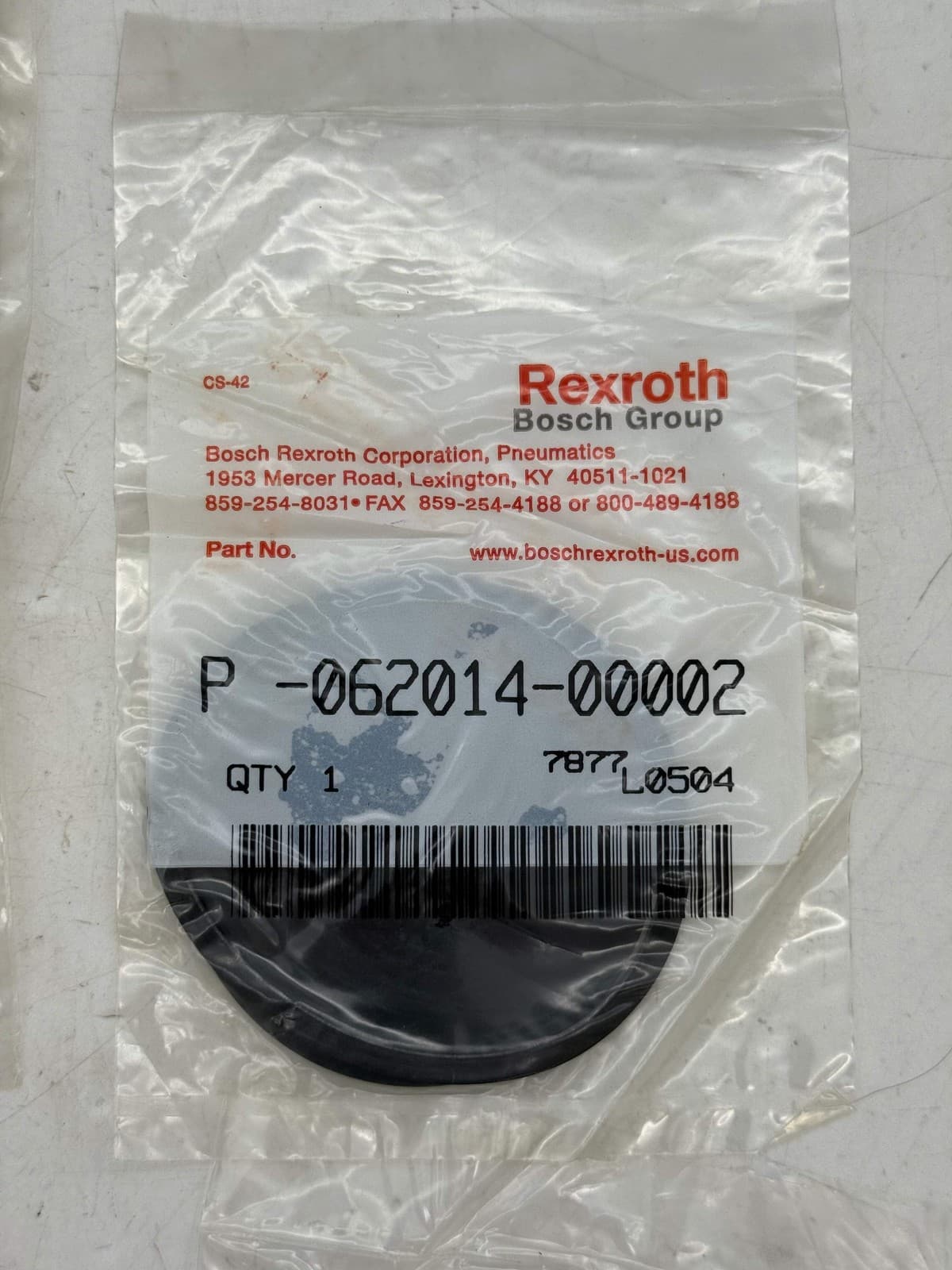 Rexroth R431005412 P-060214-00002 Pneumatic Quick Exhaust Valve Repair Kit (New) 5